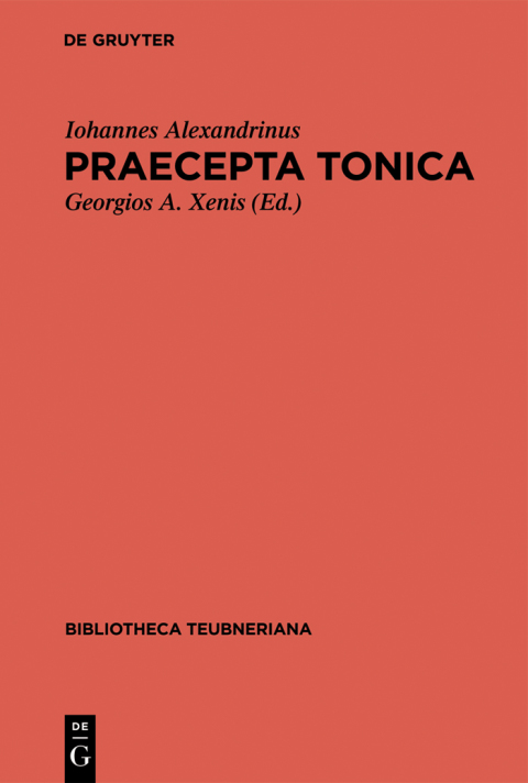 Cover image for book Praecepta Tonica