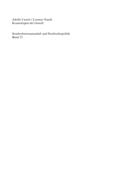 Cover image for book Kosmologien der Gewalt