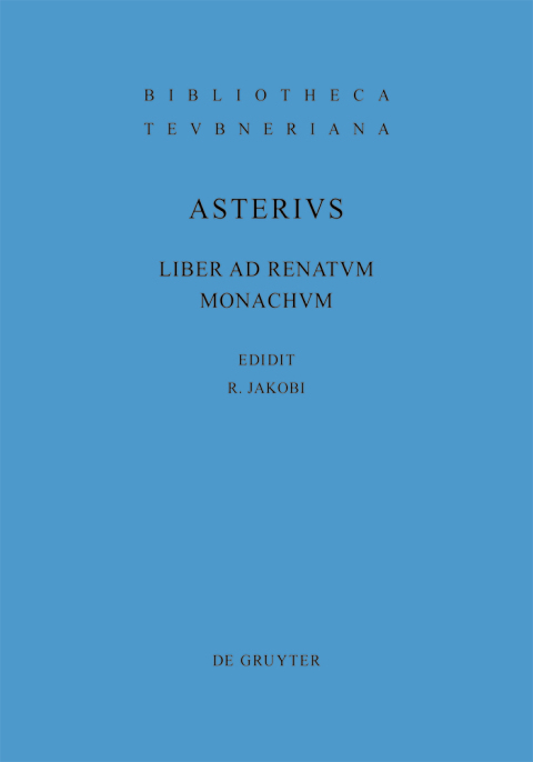 Cover image for book Liber ad Renatum monachum