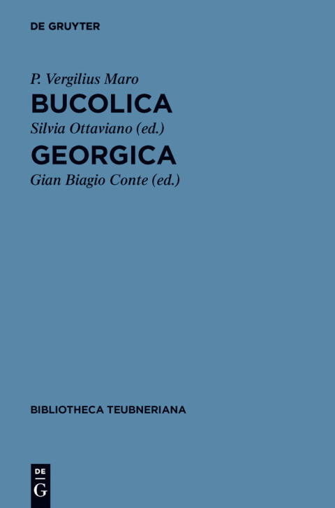 Cover image for book Bucolica et Georgica