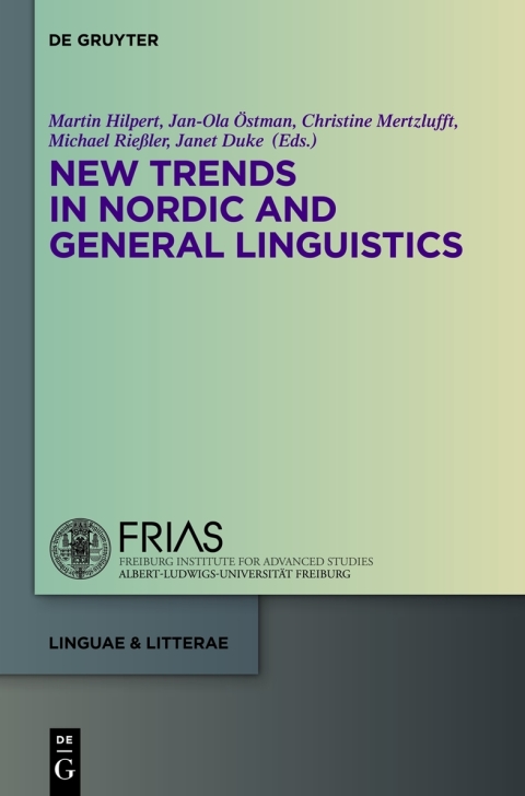 Cover image for book New Trends in Nordic and General Linguistics