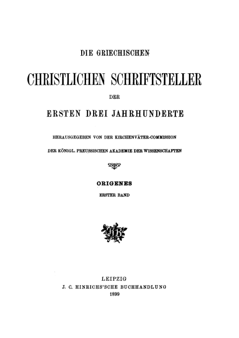 Cover image for book Die Schrift vom Martyrium. Buch I–IV gegen Celsus