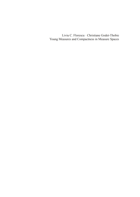 Cover image for book Young Measures and Compactness in Measure Spaces