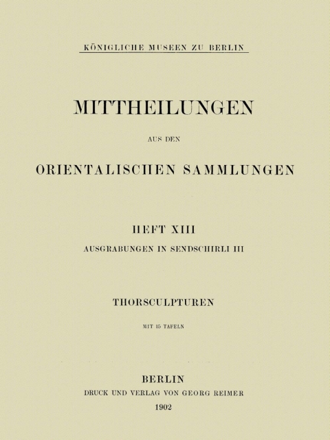 Cover image for book Thorsculpturen