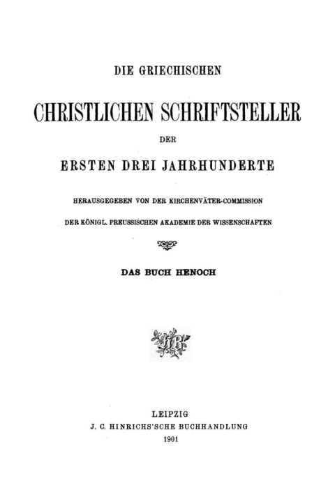 Cover image for book Das Buch Henoch