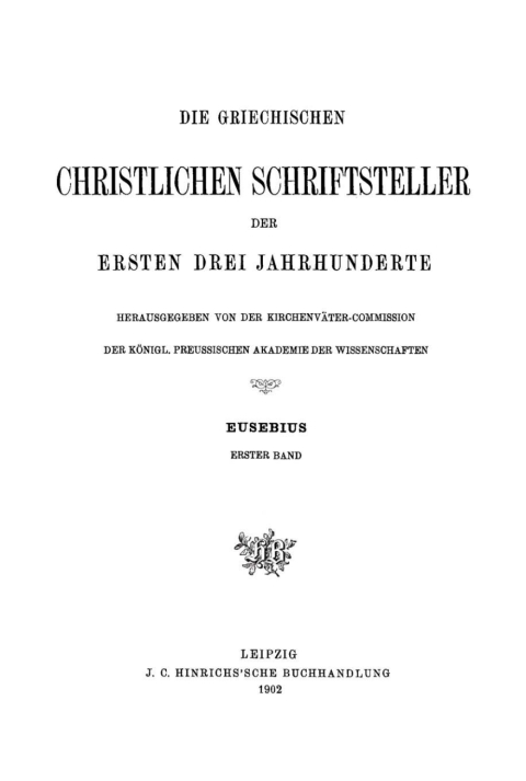 Cover image for book Über das Leben Constantins. Constantins Rede an die Heilige Versammlung. Tricennatsrede an Constantin