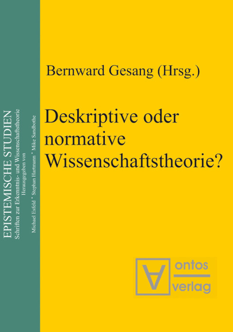 Cover image for book Deskriptive oder normative Wissenschaftstheorie?