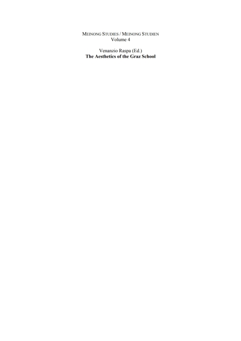 Cover image for book The Aesthetics of the Graz School