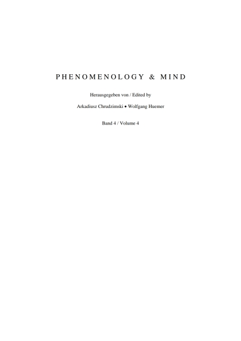 Cover image for book Wahrnehmung, Indexikalität und Reflexion