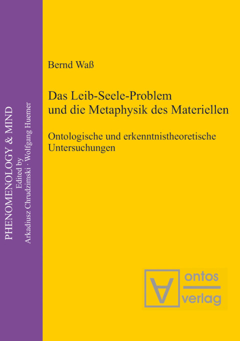 Cover image for book Das Leib-Seele-Problem und die Metaphysik des Materiellen