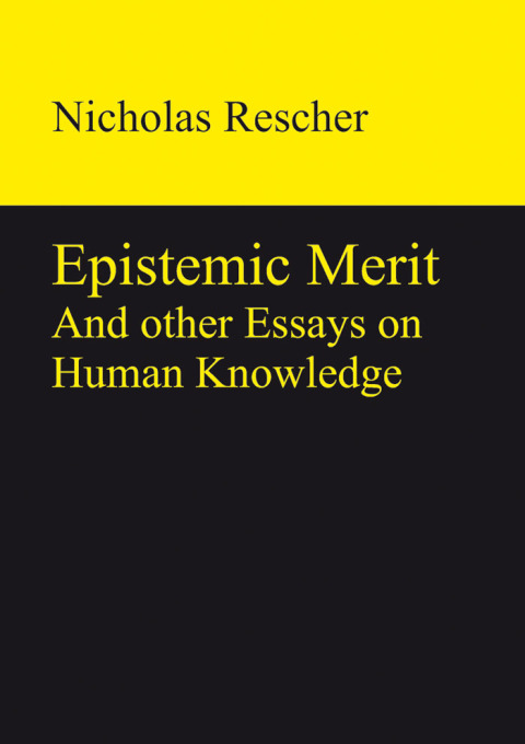 Cover image for book Epistemic Merit
