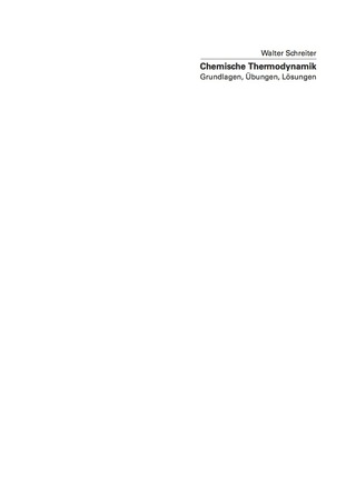 Chemische Thermodynamik