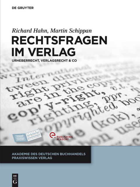 Rechtsfragen im Verlag 