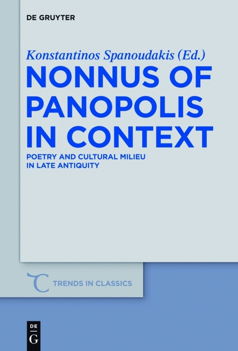 Cover image for book Nonnus of Panopolis in Context
