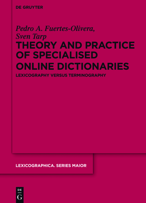 Cover image for book Theory and Practice of Specialised Online Dictionaries