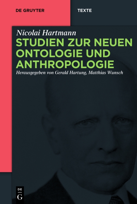 Cover image for book Studien zur Neuen Ontologie und Anthropologie