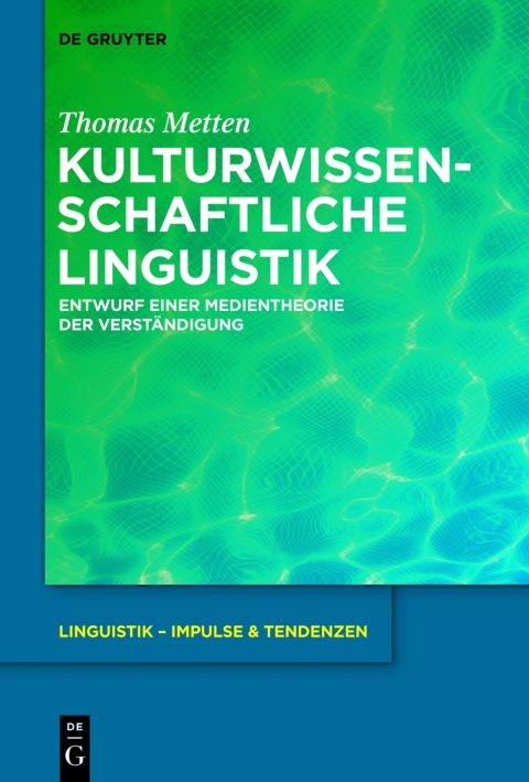 Cover image for book Kulturwissenschaftliche Linguistik