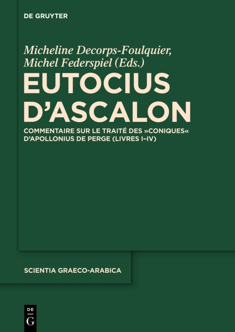 Cover image for book Eutocius d’Ascalon