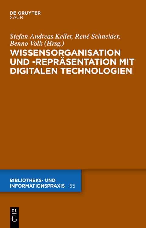 Cover image for book Wissensorganisation und -repräsentation mit digitalen Technologien