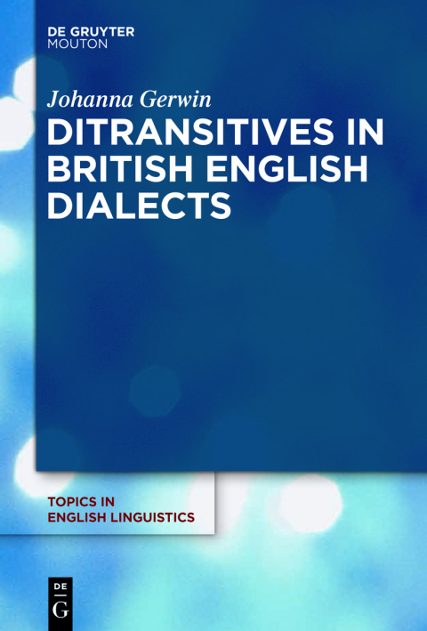 Cover image for book Ditransitives in British English Dialects