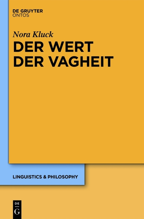 Cover image for book Der Wert der Vagheit