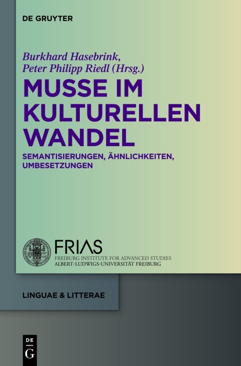 Cover image for book Muße im kulturellen Wandel
