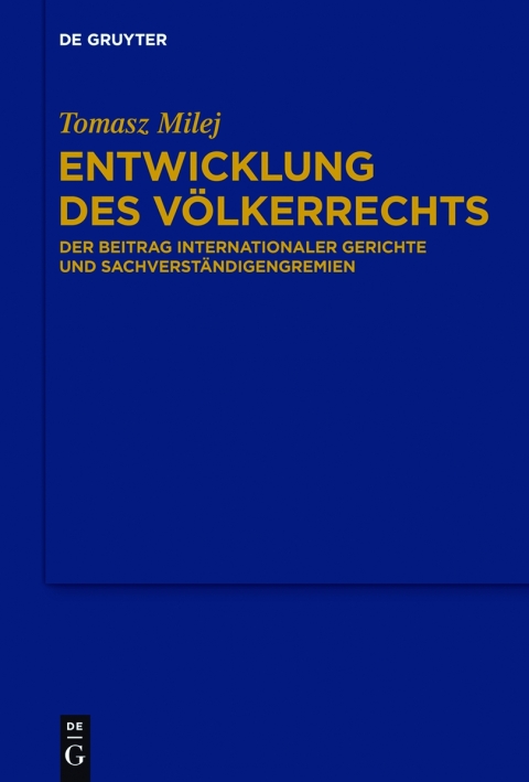 Cover image for book Entwicklung des Völkerrechts