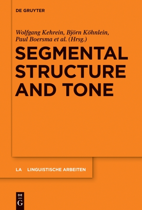 Cover image for book Segmental Structure and Tone