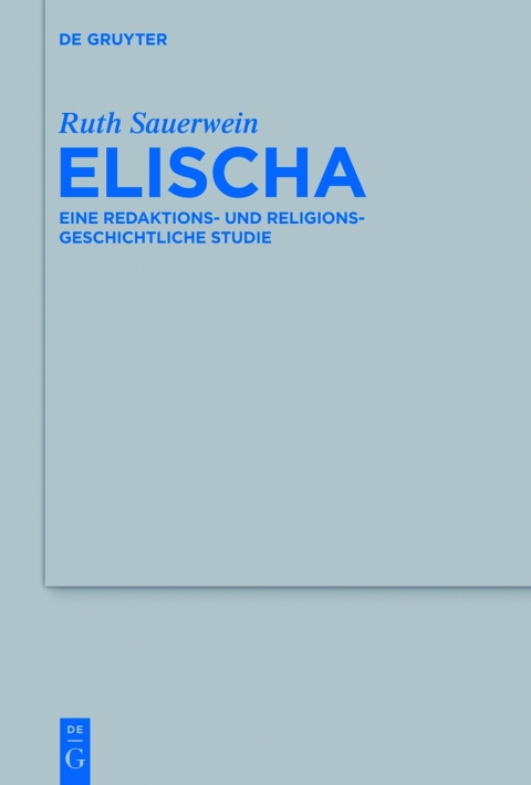 Cover image for book Elischa