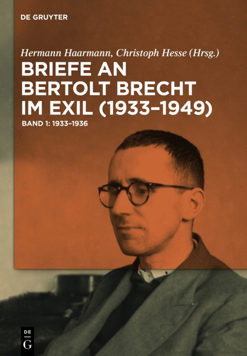 Cover image for book Briefe an Bertolt Brecht im Exil (1933–1949)