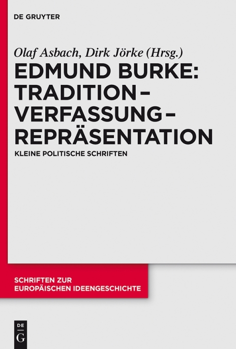 Cover image for book Tradition – Verfassung – Repräsentation