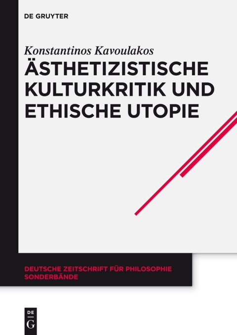 Cover image for book Ästhetizistische Kulturkritik und ethische Utopie