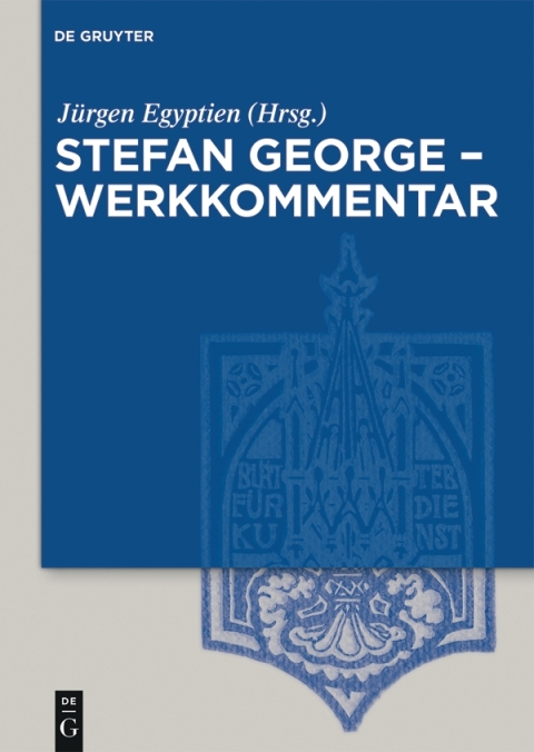 Cover image for book Stefan George – Werkkommentar