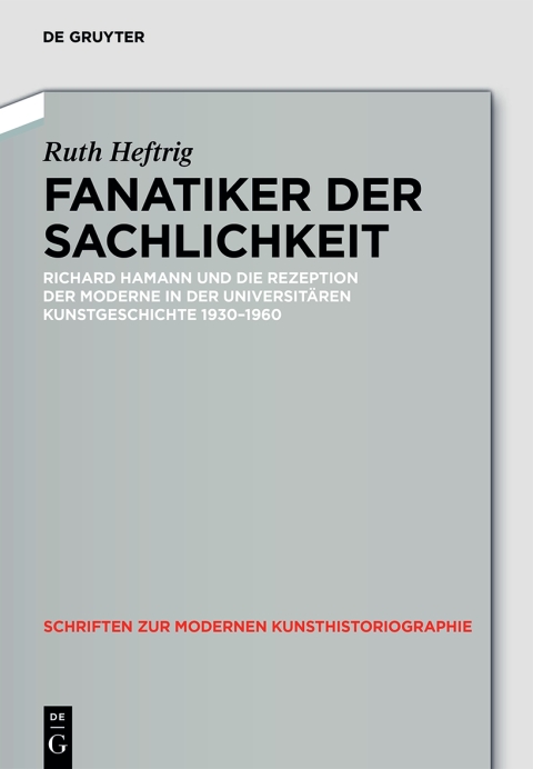 Cover image for book Fanatiker der Sachlichkeit