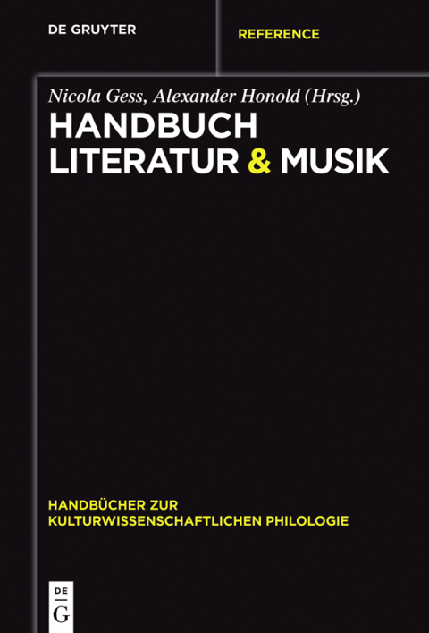 Cover image for book Handbuch Literatur & Musik