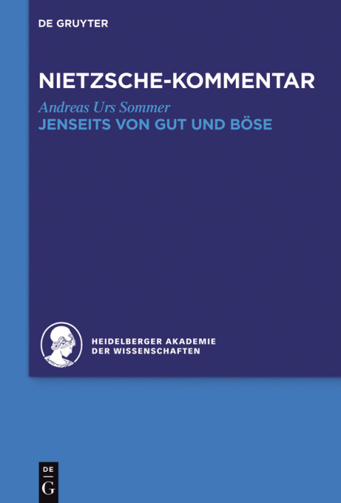 Cover image for book Kommentar zu Nietzsches "Jenseits von Gut und Böse"