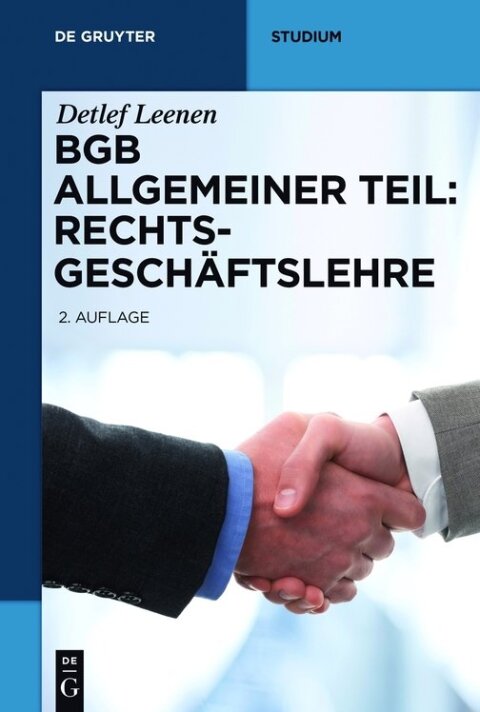 Cover image for book BGB Allgemeiner Teil: Rechtsgeschäftslehre