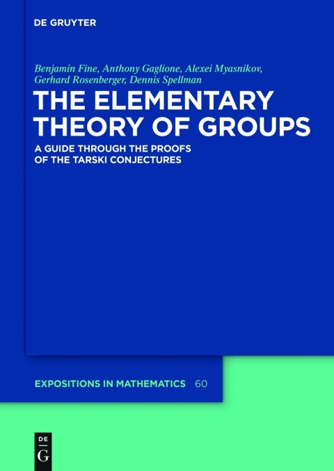 Cover image for book The Elementary Theory of Groups