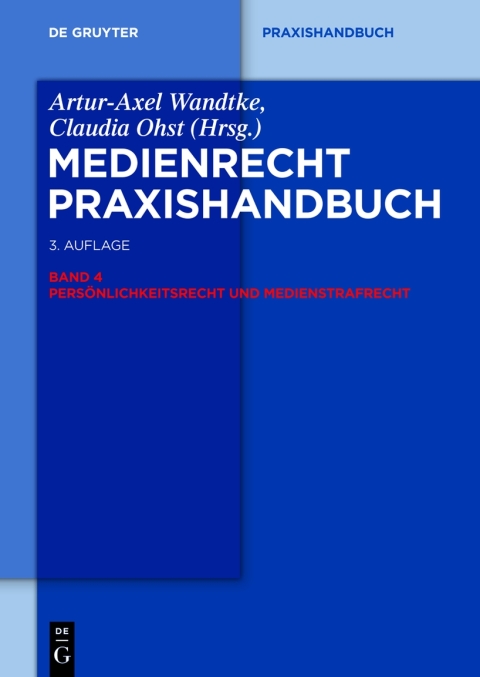 Cover image for book Persönlichkeitsrecht und Medienstrafrecht