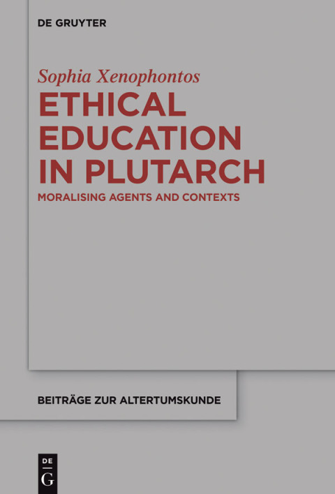 Cover image for book Ethical Education in Plutarch