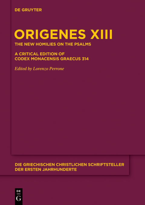 Cover image for book Die neuen Psalmenhomilien