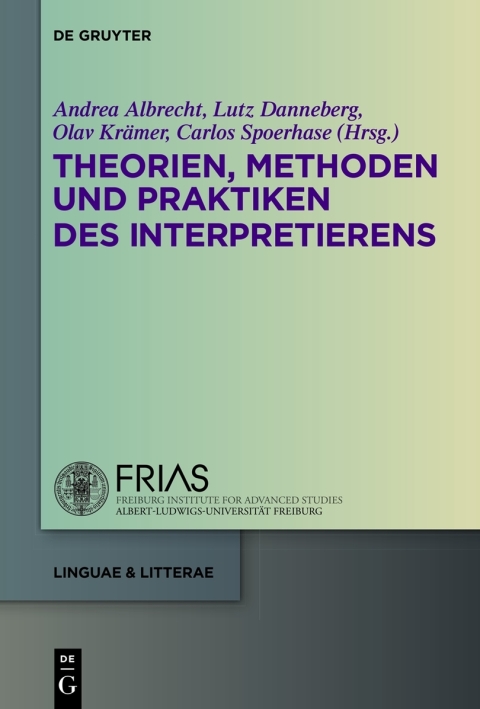 Cover image for book Theorien, Methoden und Praktiken des Interpretierens