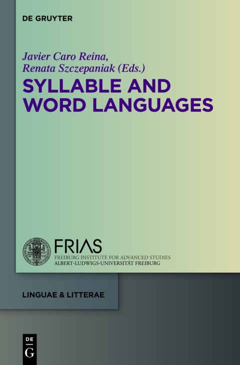 Cover image for book Syllable and Word Languages