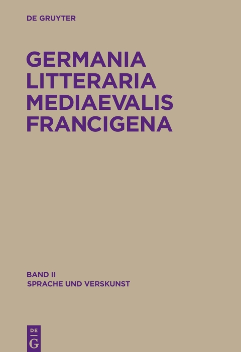 Cover image for book Sprache und Verskunst