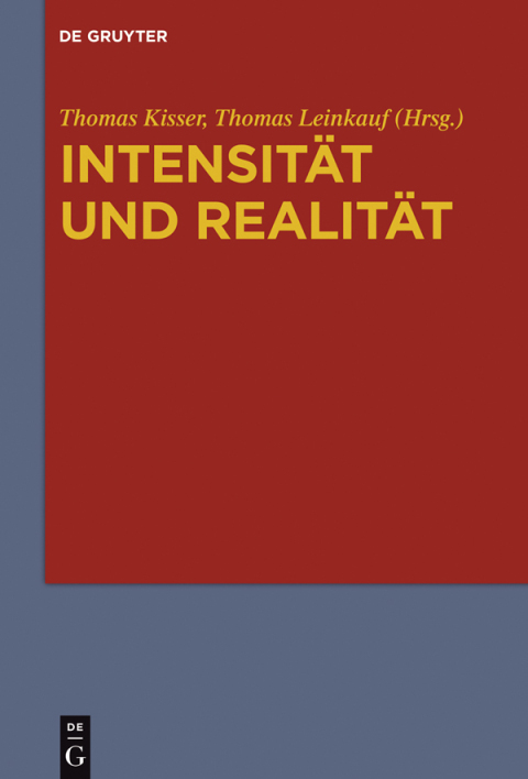 Cover image for book Intensität und Realität