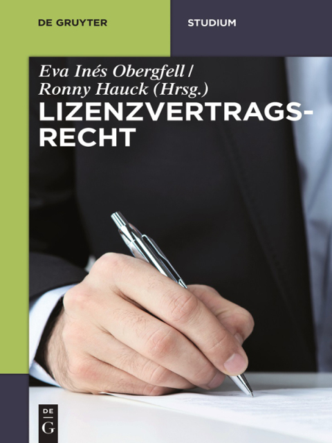 Cover image for book Lizenzvertragsrecht