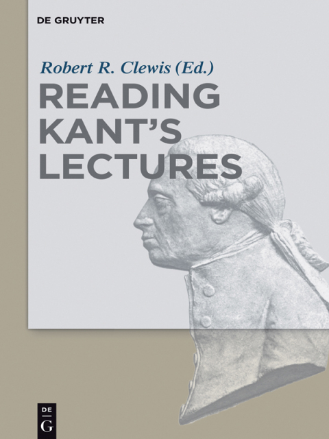 Cover image for book Reading Kant's Lectures