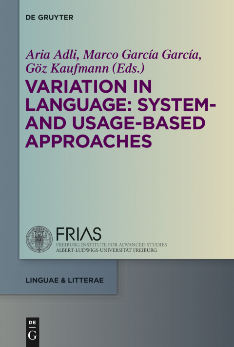 Cover image for book Variation in Language: System- and Usage-based Approaches