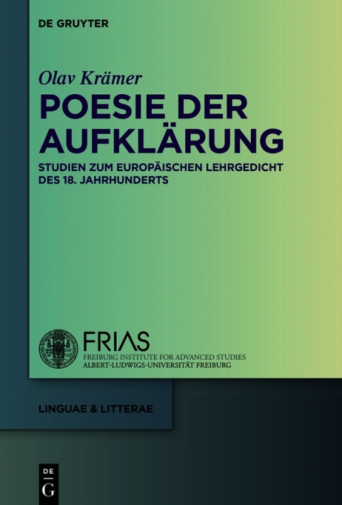 Cover image for book Poesie der Aufklärung