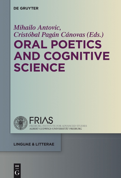 Cover image for book Oral Poetics and Cognitive Science